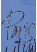 Softes 3/4-Arm Baumwoll-Jersey Shirt mit Motto-Print Blue / Navy /