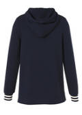 Hochwertiges Kapuzen-Sweatshirt Navy / 
