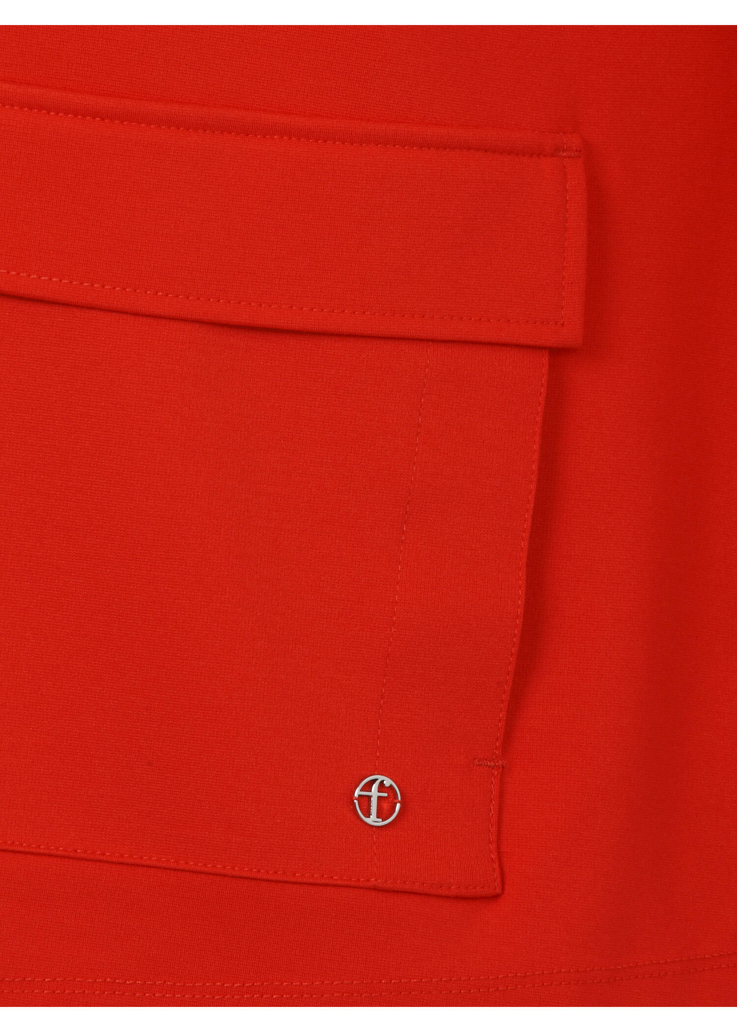 Stehkragen-Jacke mit Zipper / 