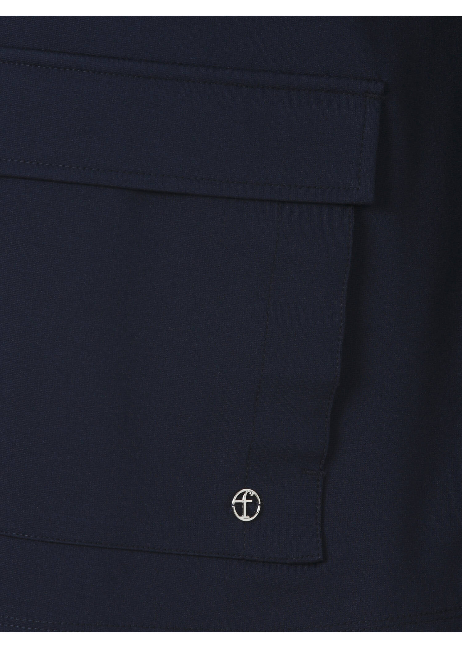 Stehkragen-Jacke mit Zipper / 