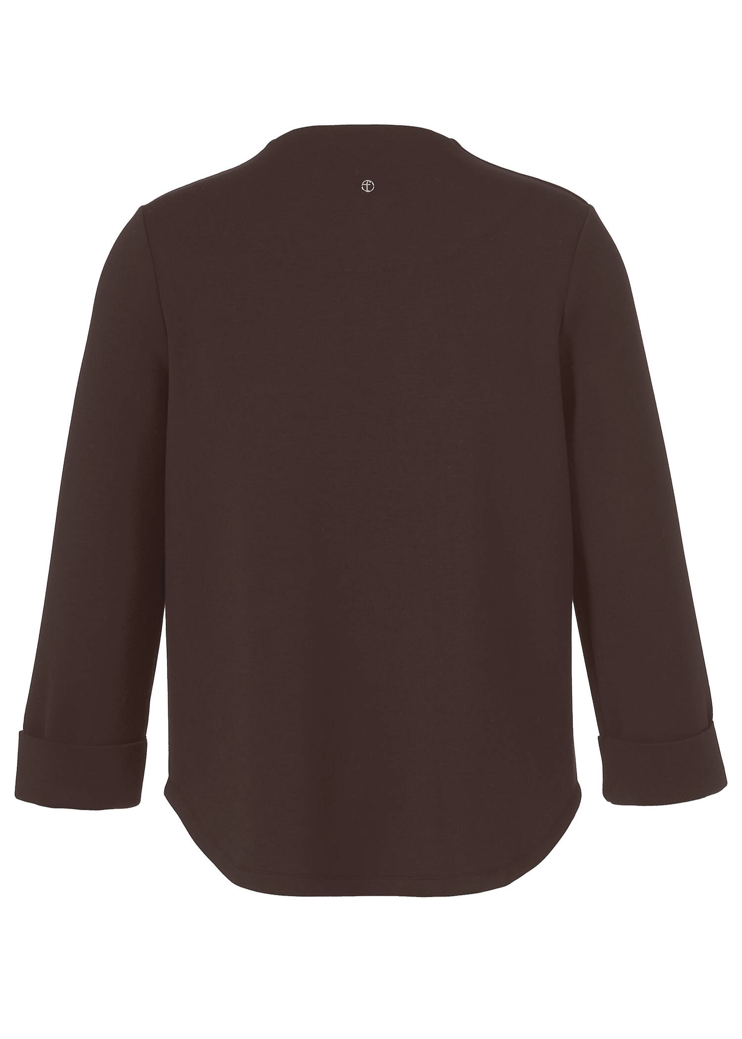 Edle 3/4-Arm Sweat-Jacke, leicht ausgestellt / 