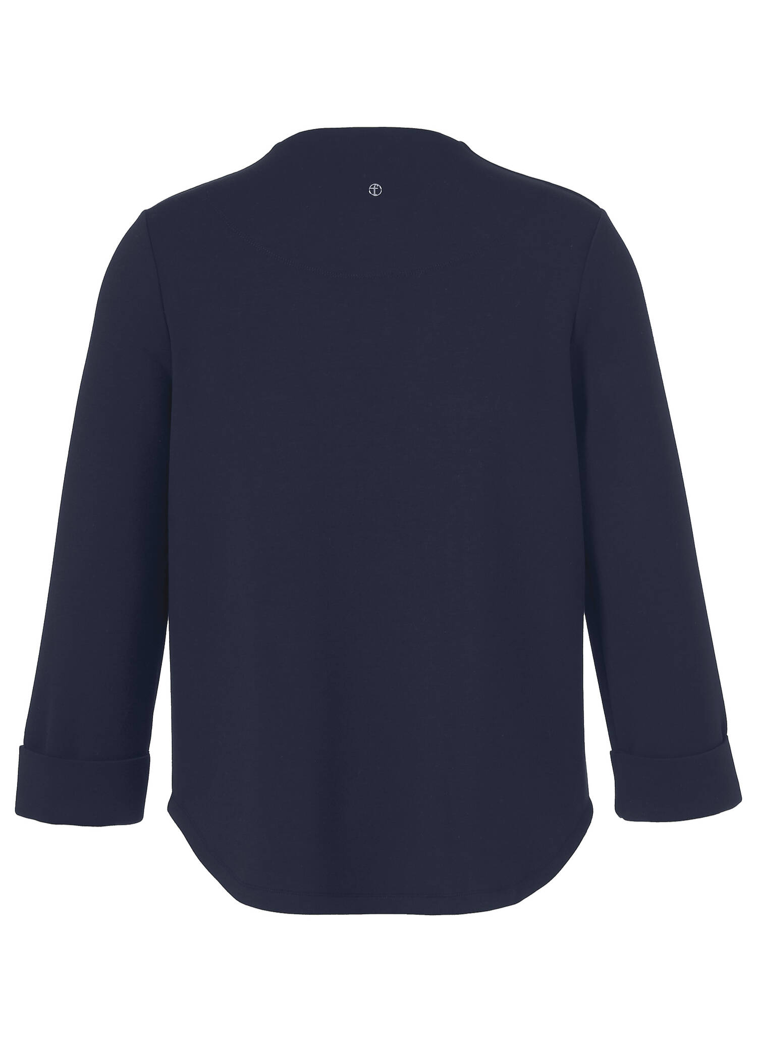 Edle 3/4-Arm Sweat-Jacke, leicht ausgestellt /