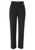 Knöchellange Kombi-Hose Schwarz / 